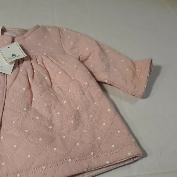 Baby Gap Girls Reversible Snap Button Shirt Lightweight Jacket 0-3 Months NEW - Picture 4 of 12